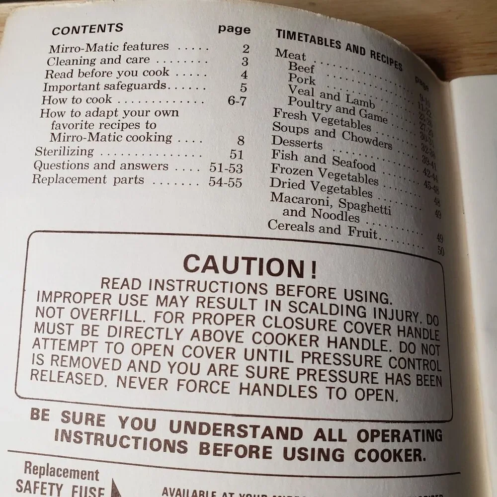 Vintage Mirro Matic Pressure Cooker Cookbooks Lot 1950 Masterbilt 1972 Manuals